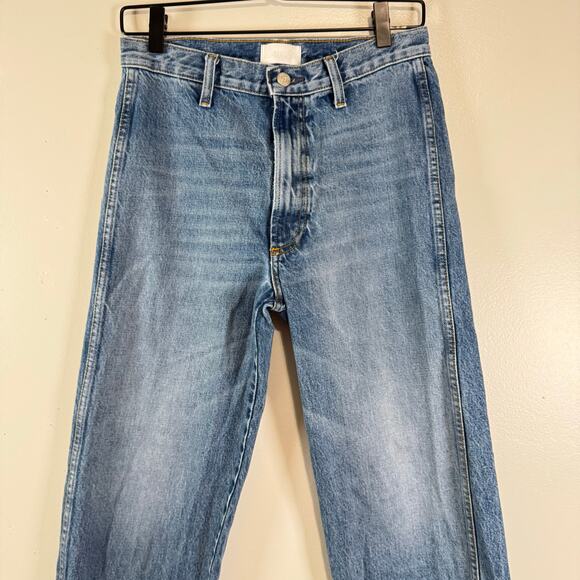 Boyish Kirby Jeans Womens Size 26 The Birds Blue Denim Mid Rise Straight Leg - Picture 3 of 12